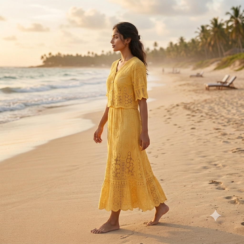 Taylor Eyelet Lace Co-Ord set