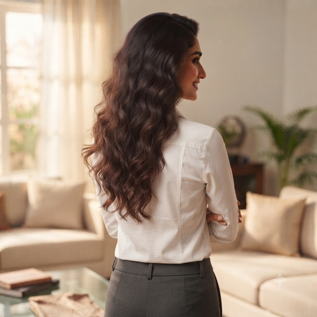 Classic Tailored White Button-Down Shirt