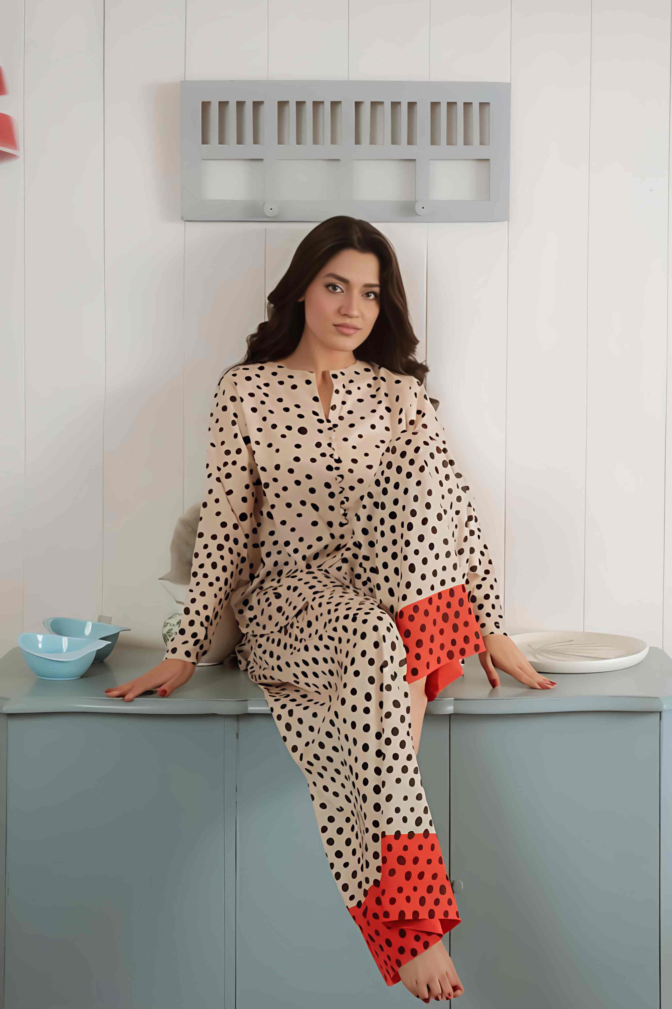 Iram Polka Dot Co-Ord Set