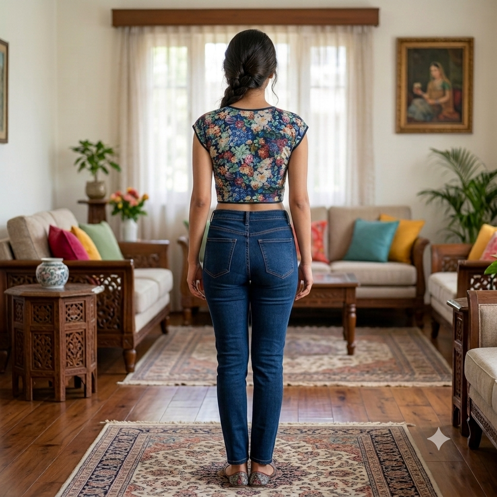 Dolce Floral Print Crop Top