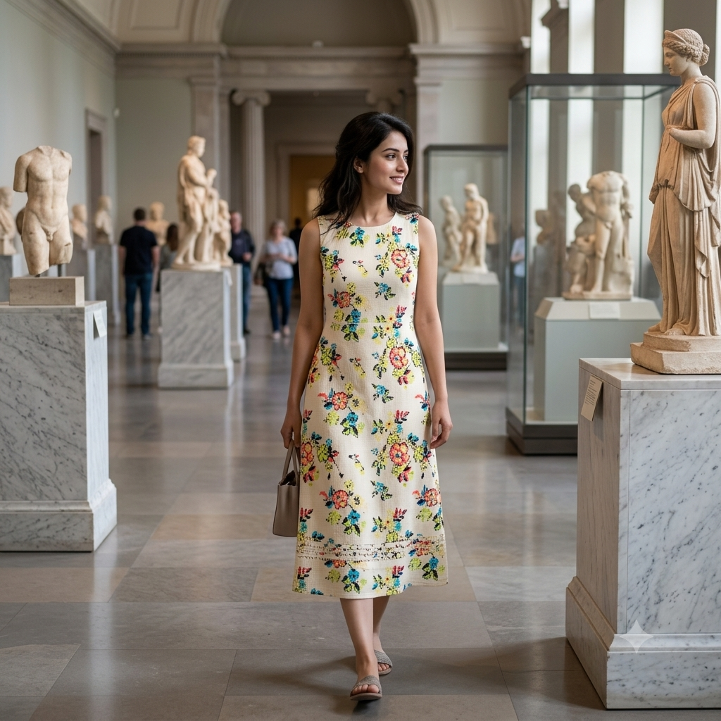 The Meadow Bloom Sleeveless Midi