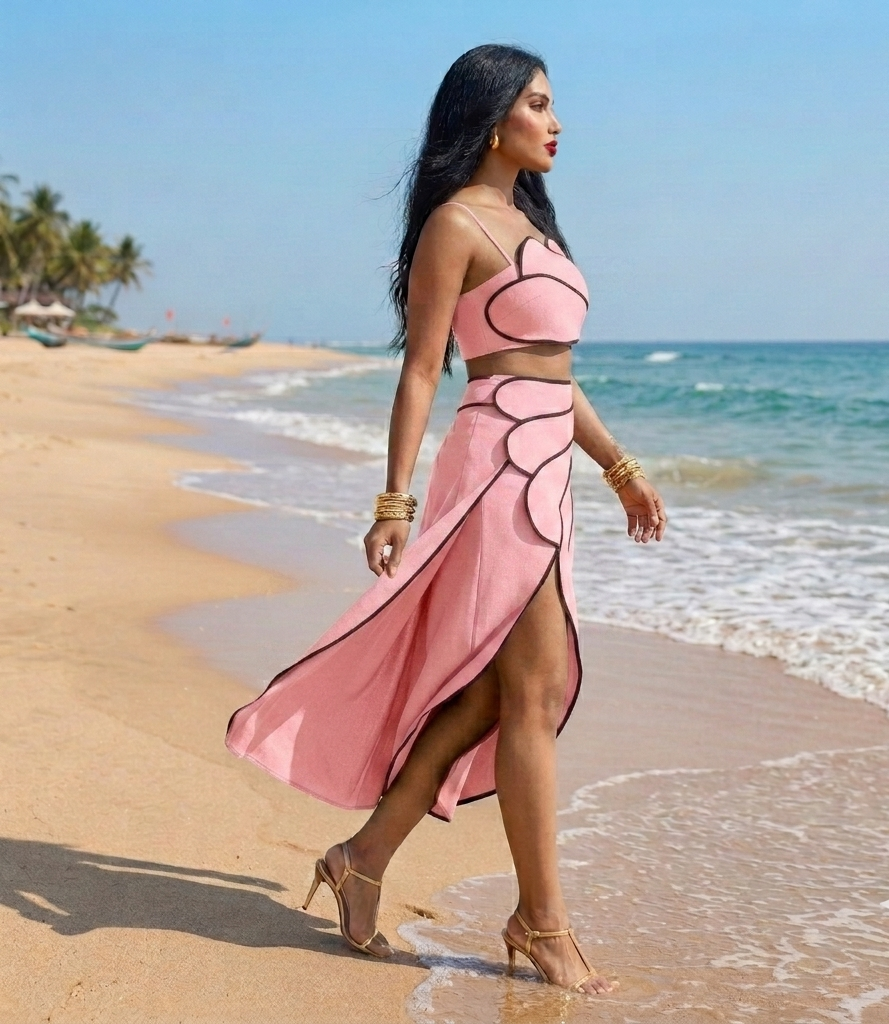 Riti Ocean Breeze Skirt Co- Ord Set