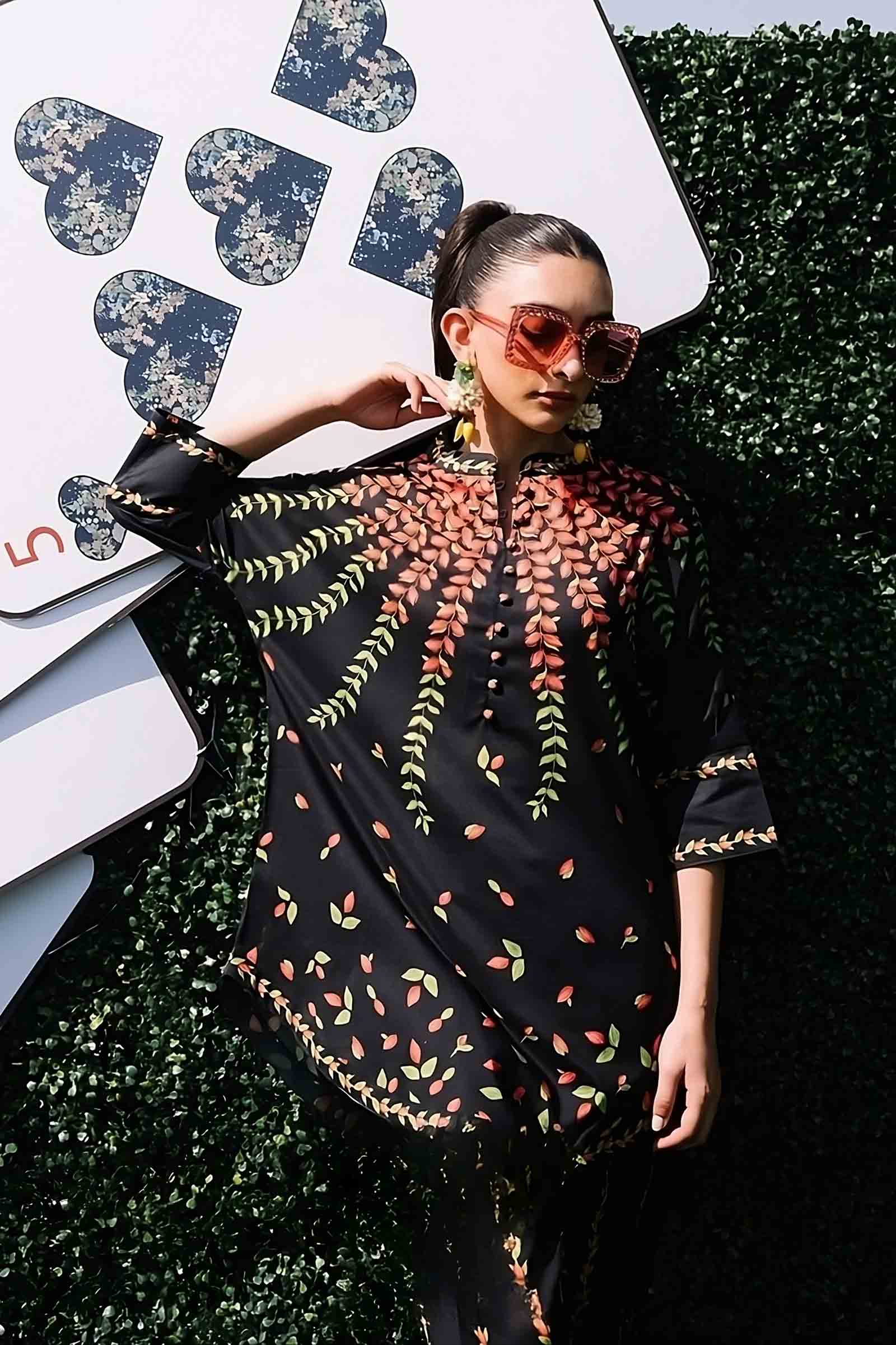 Hoor Embroidery Designer Co- Ord Set