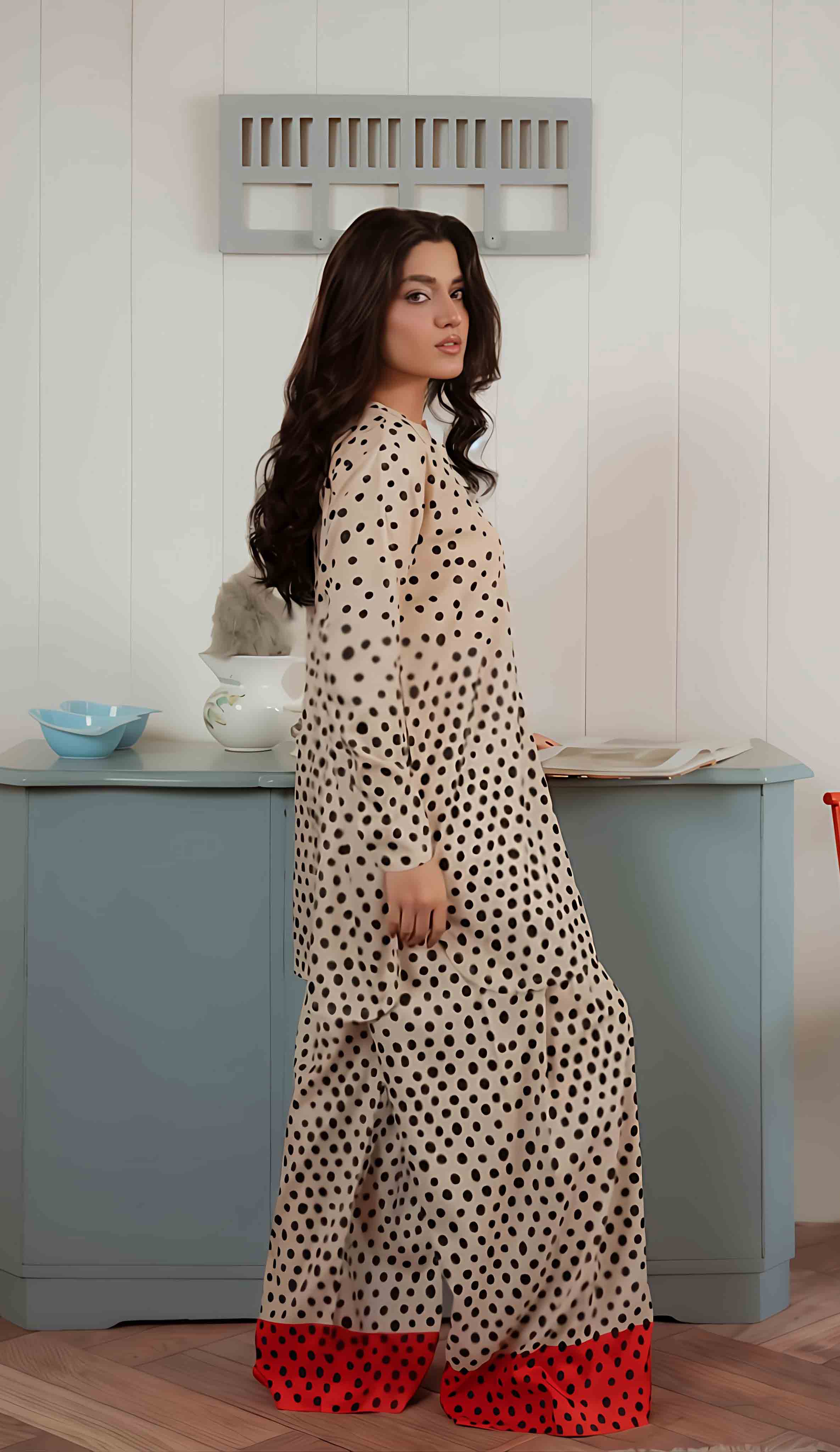 Iram Polka Dot Co-Ord Set