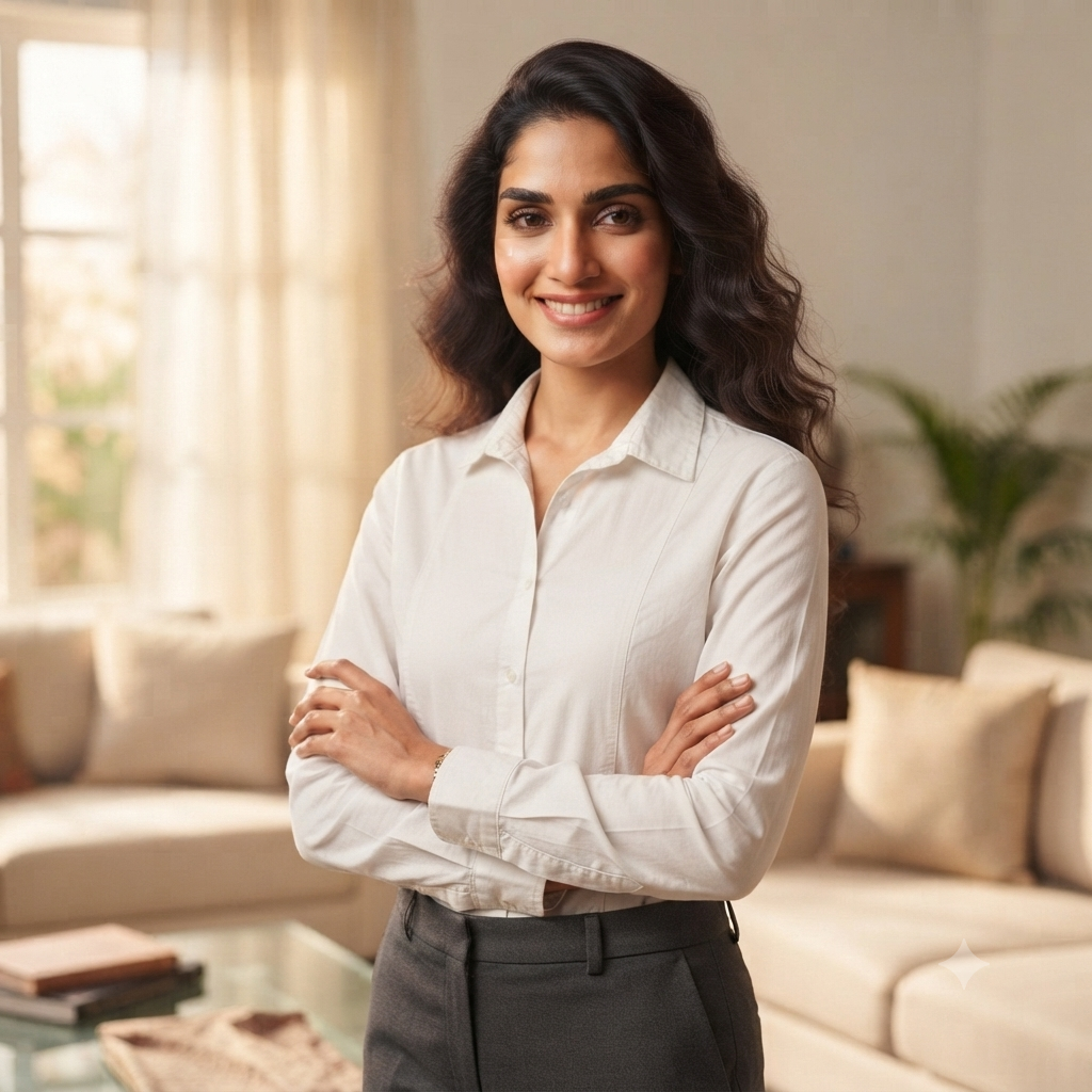 Classic Tailored White Button-Down Shirt
