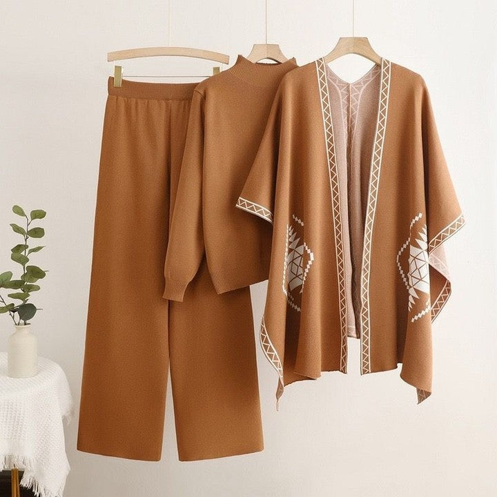Stylish Shrug Three Piece Co-Ord Set