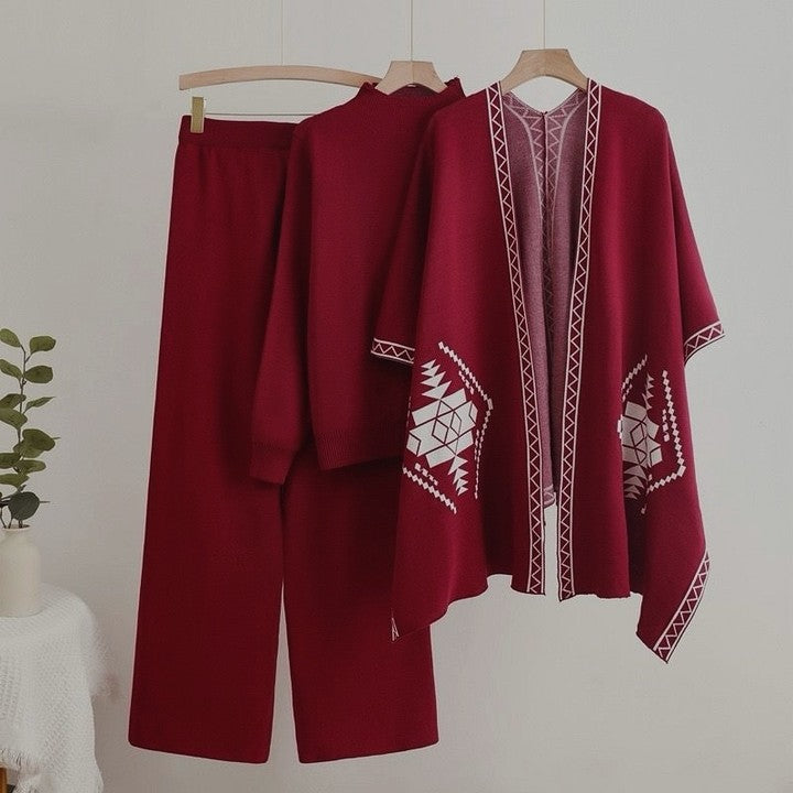 Stylish Shrug Three Piece Co-Ord Set