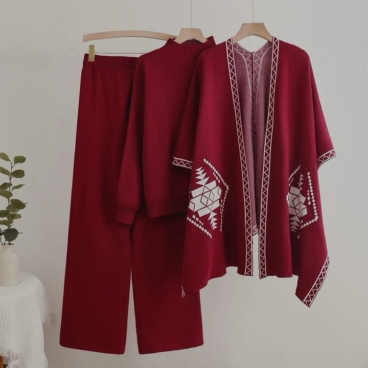 Stylish Shrug Three Piece Co-Ord Set