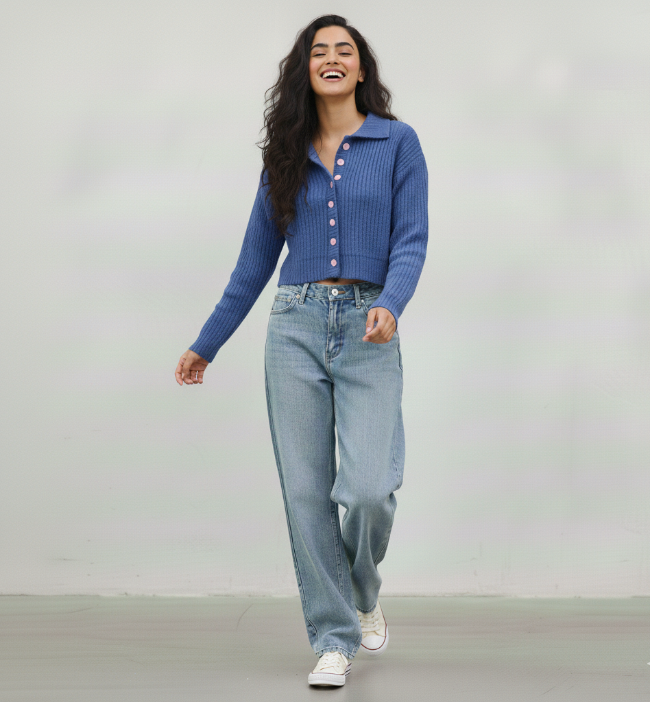 Long Sleeve Designer Knitted Sweater