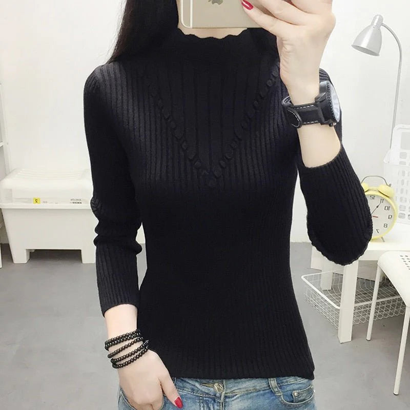 Women Turtle Sweater