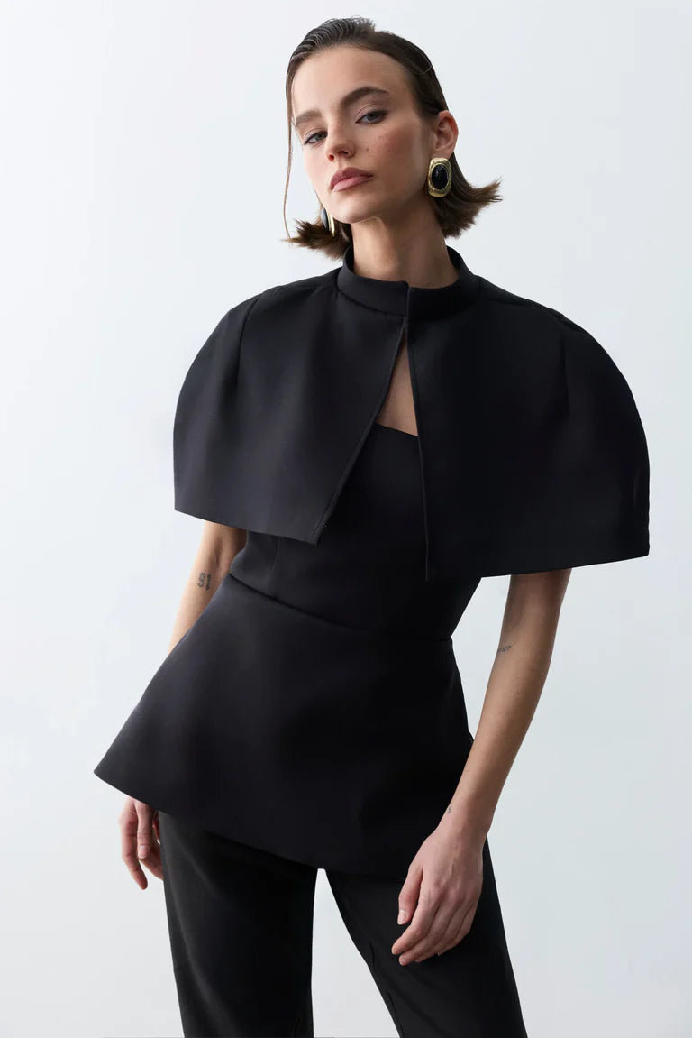 Venice Shoulder Cape & Blouse Set