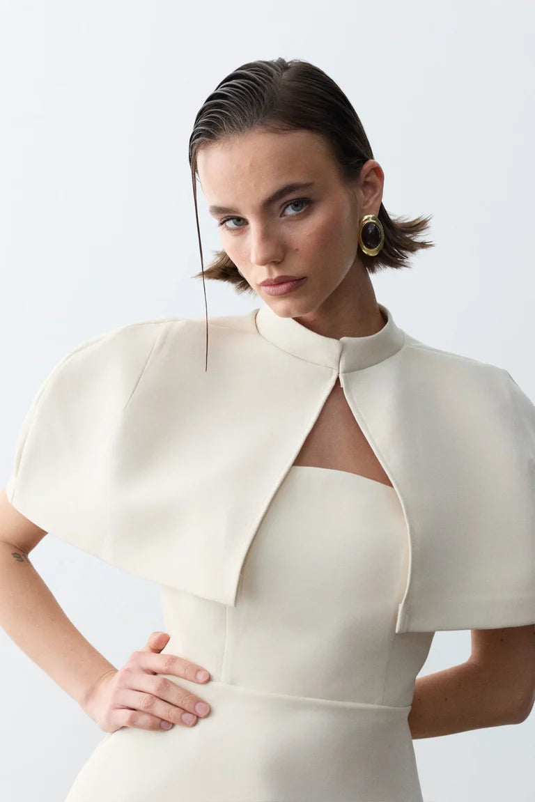 Venice Shoulder Cape & Blouse Set