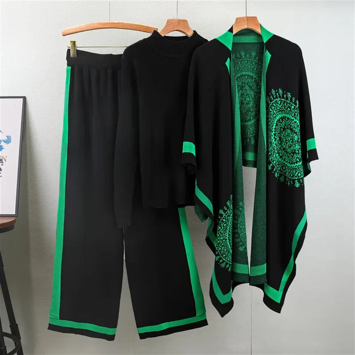 Cami Three Piece Luxury Winter Co-Ord Set