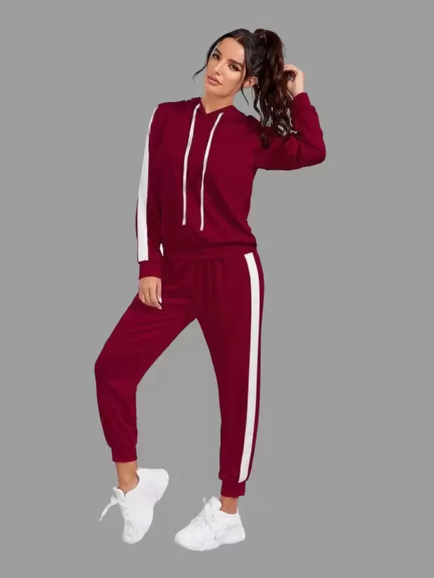 Solid Women Track Suit