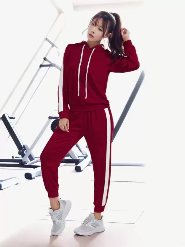 Solid Women Track Suit