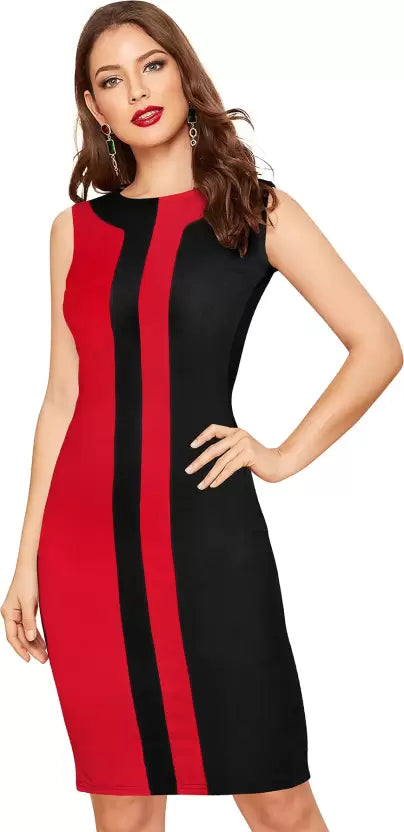 Women Bodycon Red Dress