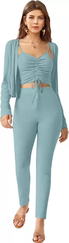 Nick Women Exclusive Light Blue Co-ord set