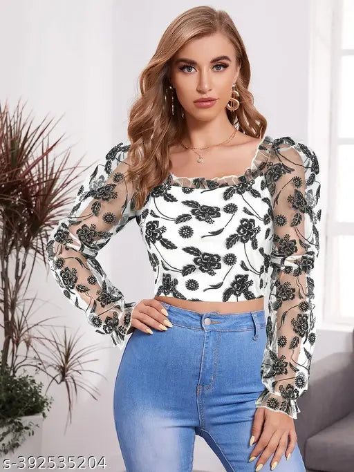 Casual Regular Sleeves Solid Women White Top