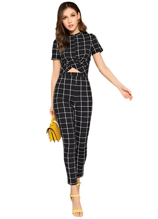Thigh Length Polyester Designer Women Jumpsuit